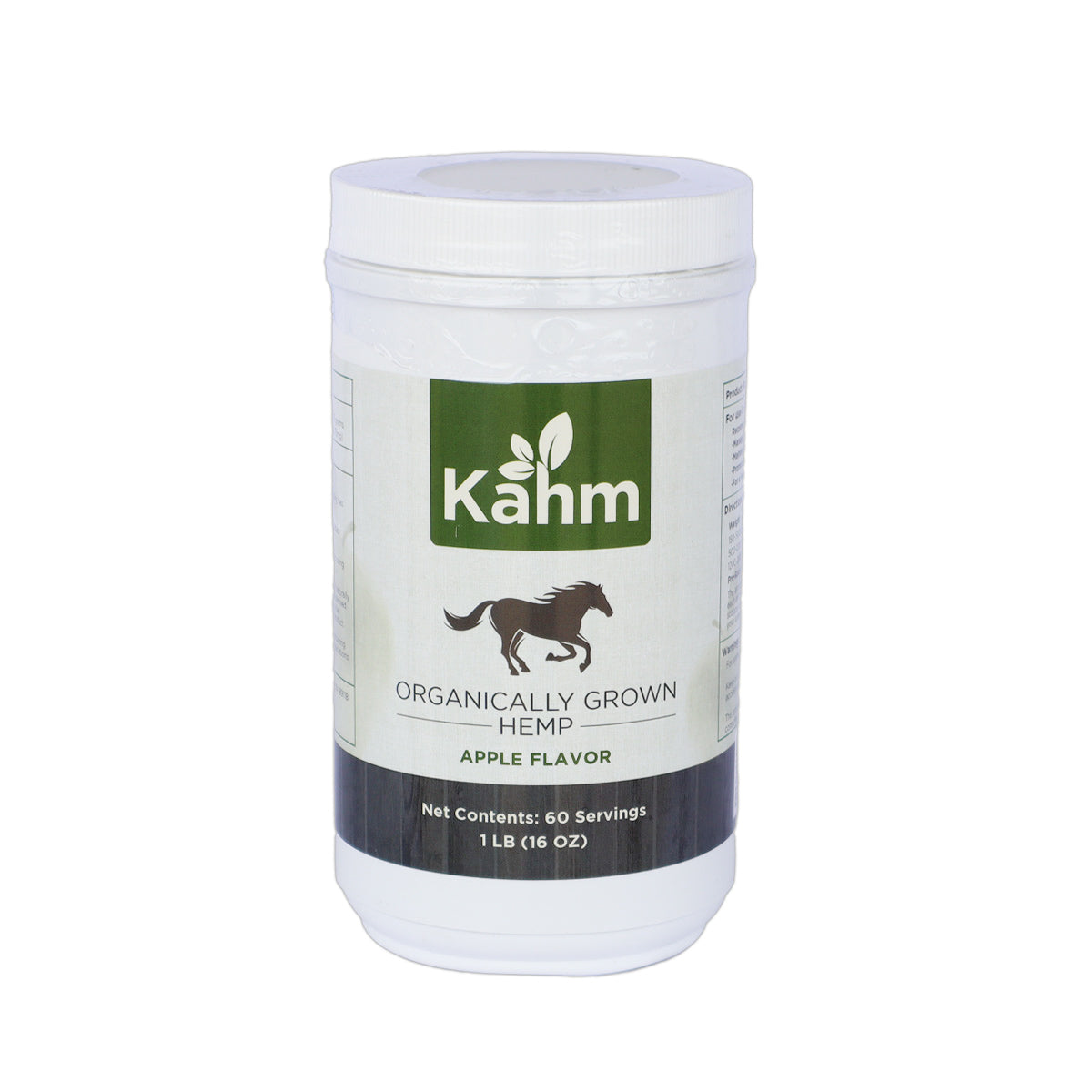 CBD Hemp Pellets for Horses - Apple flavor organically grown hemp.