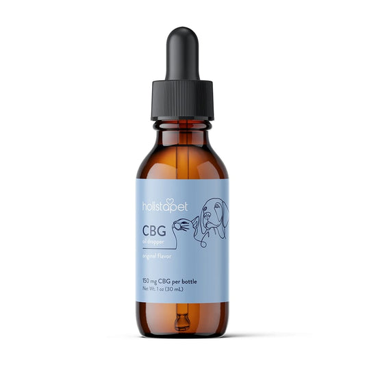 CBG Oil For Dogs & Cats original flavor. 150mg, 300mg, 600mg, 1200mg, 3000mg.