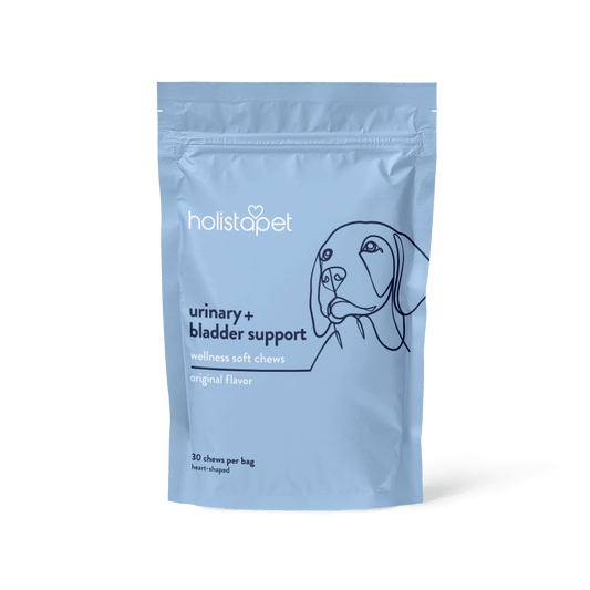 Urinary + Bladder Support Wellness Soft Chews For Dogs. Original flavor. 30 chews per bag.
