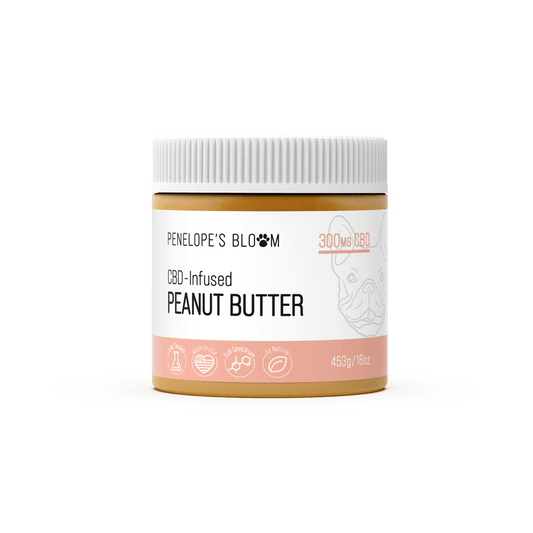 CBD Infused Peanut Butter 300mg & 600mg. Lab tested, made in the USA, full spectrum, all-natural.